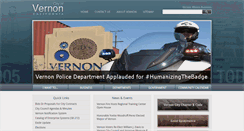 Desktop Screenshot of cityofvernon.org